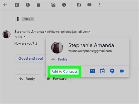 how to add email contacts to gmail app