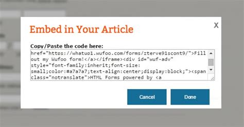 how to add embed code