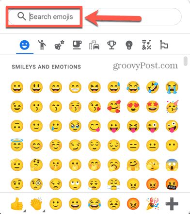 how to add emoji in google docs