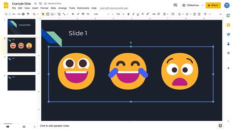 how to add emoji in google slides