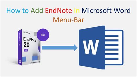 how to add endnote toolbar in microsoft word mac