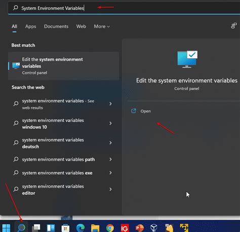 how to add environment variable in windows 11