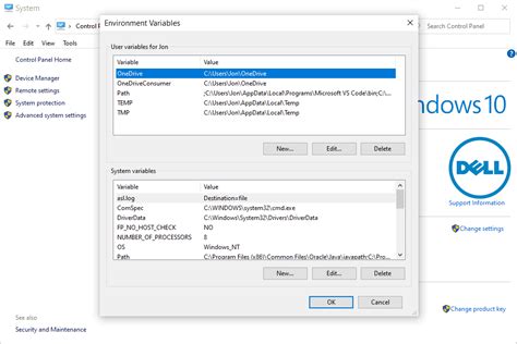 how to add environment variables in windows