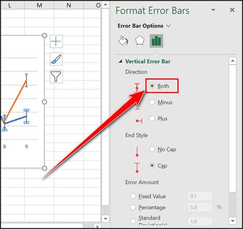How To Add Error Bars In Excel Windows 10