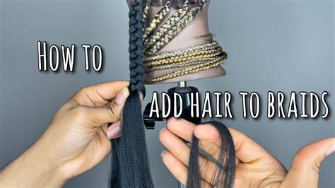 This How To Add Fake Hair To Box Braids For Hair Ideas