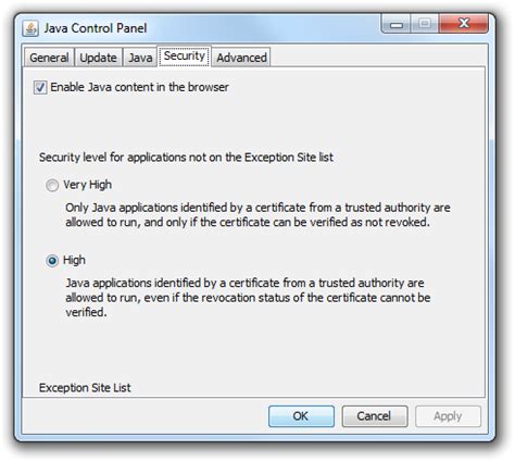 How To Add File To Java Security Exception List