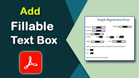 How To Add Fill In Boxes In Pdf