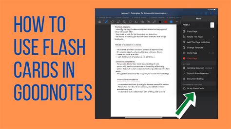 How To Add Flash Cards In Goodnotes