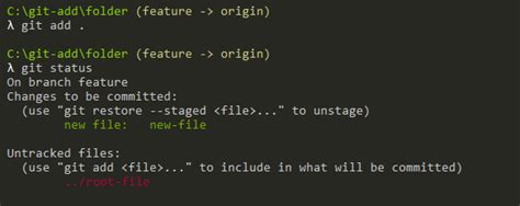 how to add folder in git bash