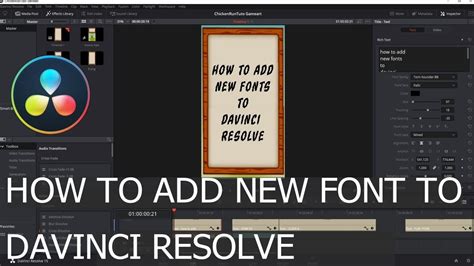 Davinci Resolve 15 Download and install custom fonts for free! YouTube