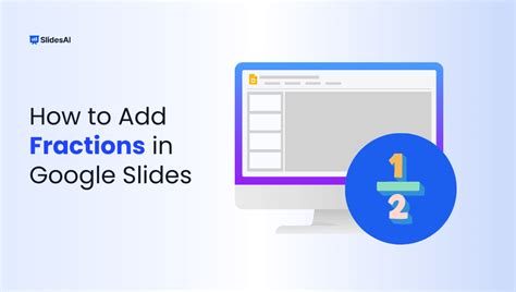 how to add fractions in google slides