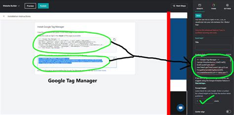 how to add google tag manager code in godaddy