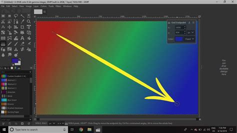 How To Add Gradient Background In Gimp