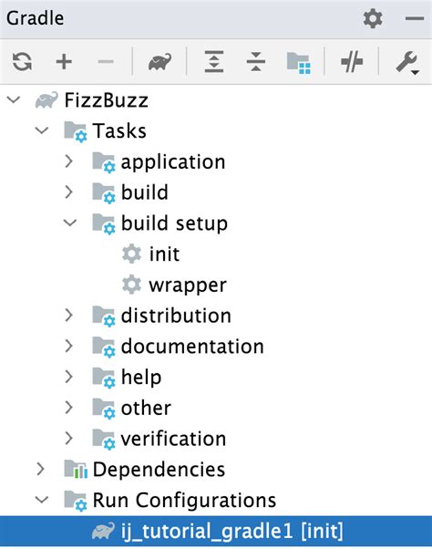 how to add gradle task in intellij