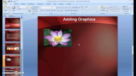 how to add graphics in powerpoint presentation