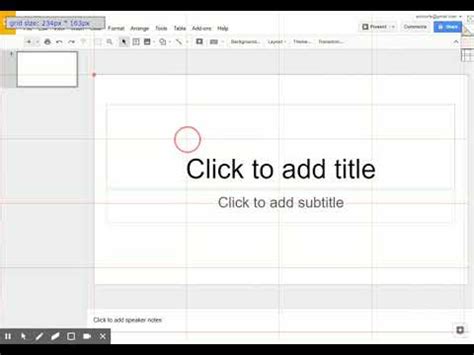 how to add grid lines on google slides