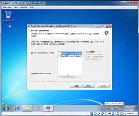 how to add guest additions in virtualbox