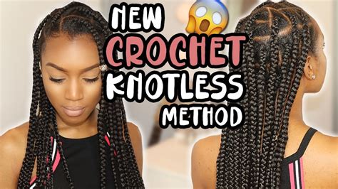 Free How To Add Human Hair To Knotless Braids Crochet Method For Bridesmaids