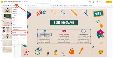 how to add hyperlink on google slides