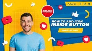 How To Add Icon Inside Button