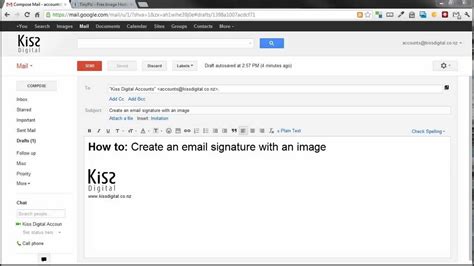 how to add image in google mail signature