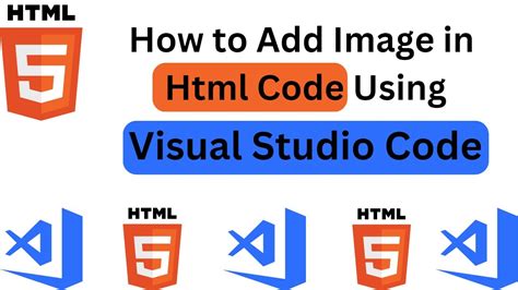 how to add image in html vs code