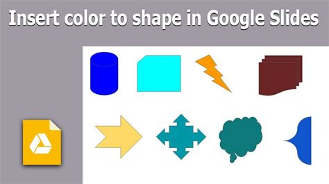 how to add image in shape on google slides