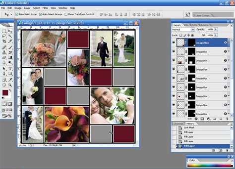 how to add image to template in photoshop