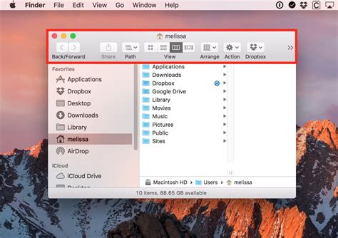 how to add items to toolbar on mac