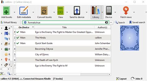 how to add kindle books to calibre