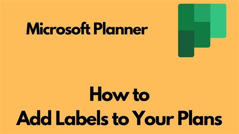 How To Add Labels In Microsoft Planner