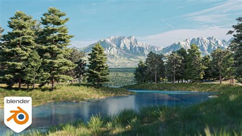 how to add landscape in blender 4.3