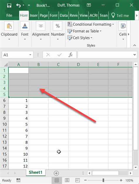 how to add lines between text in excel 2016