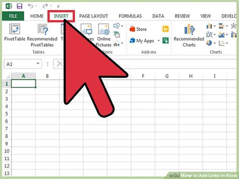 how to add link into excel sheet