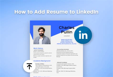 how to add linkedin link in resume in google docs