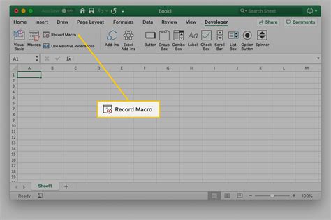 how to add macros in excel mac