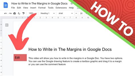 how to add margin notes in google docs