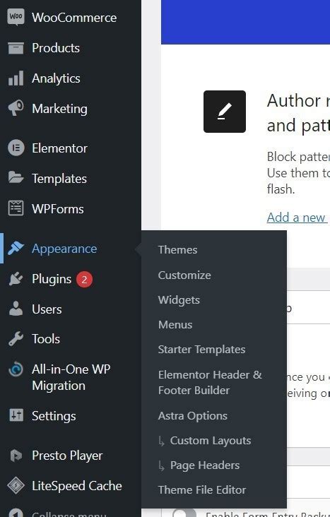 how to add menu in wordpress admin dashboard