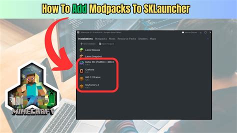 how to add mods to a modpack sklauncher