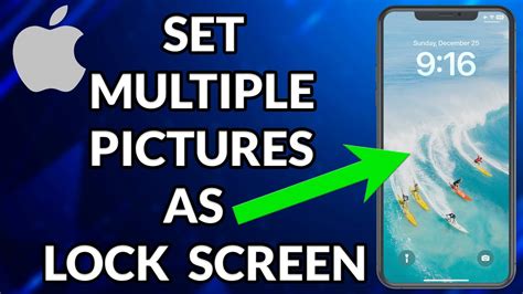 how to add more pictures on lock screen iphone
