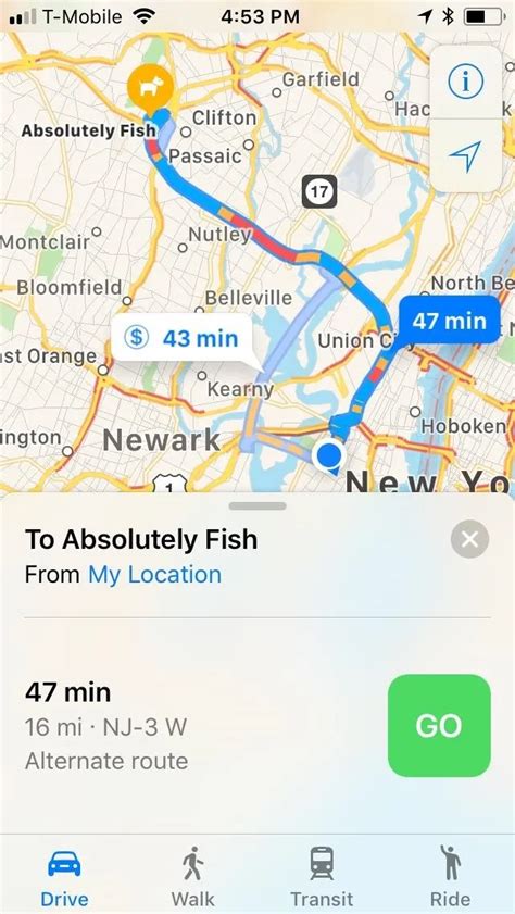 how to add multiple destinations in maps on iphone