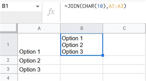 how to add multiple lines in sheets