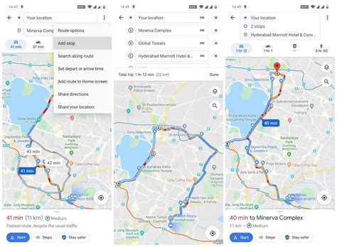how to add multiple trips to google maps