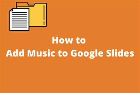 How To Add Music To Google Presentation