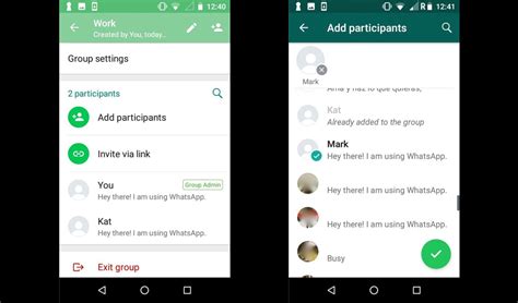 how to add name in whatsapp group list on android