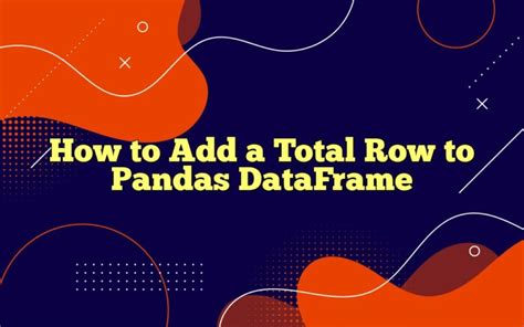 how to add new row in dataframe pandas