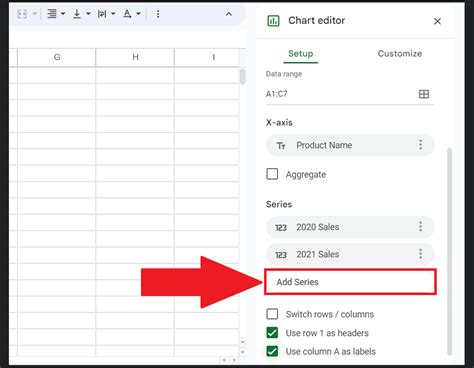 how to add number series in google sheets