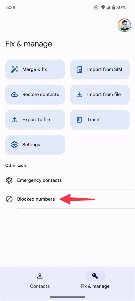 how to add number to block list