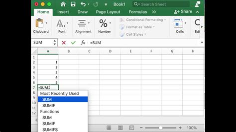 how to add numbers in excel cells automatically