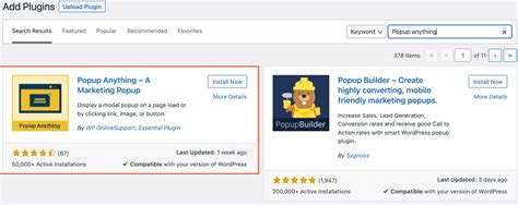 how to add popup menu in wordpress